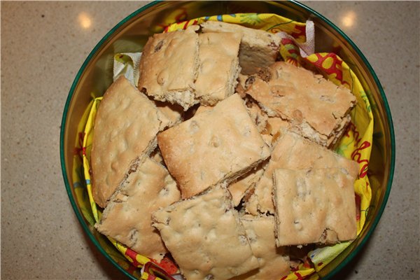 Glutenvrije rozijnen- en walnotenkoekjes