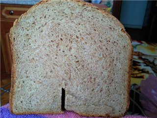 French sourdough bread in a bread maker