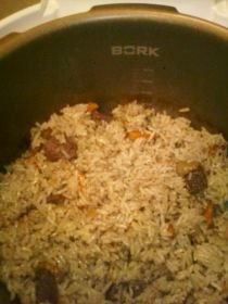 Pilaf in a multicooker Bork U700