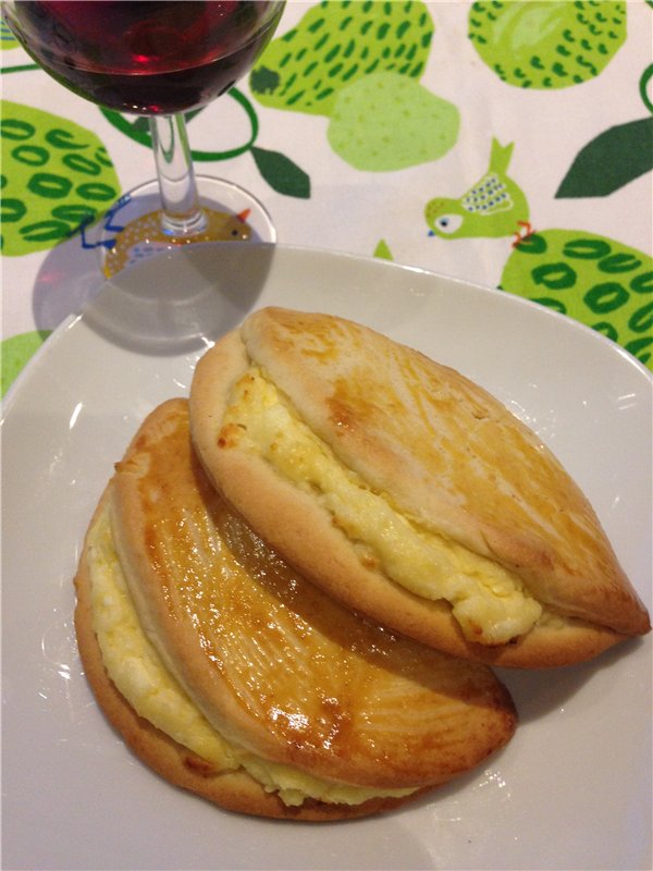 Pentole di pasta frolla con ricotta (ricetta per esercizi di ristorazione, 1968)