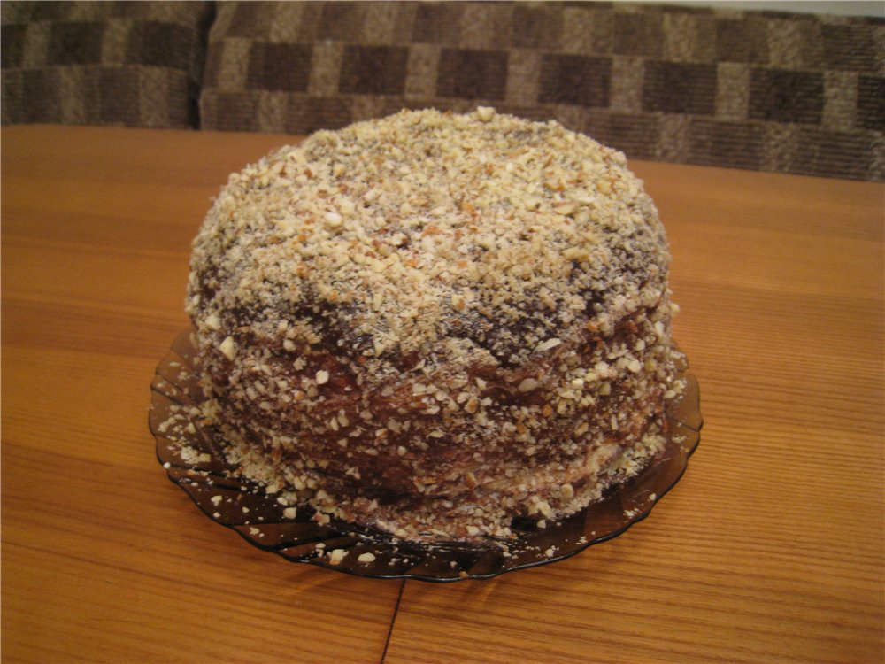 Torta al cioccolato in acqua bollente