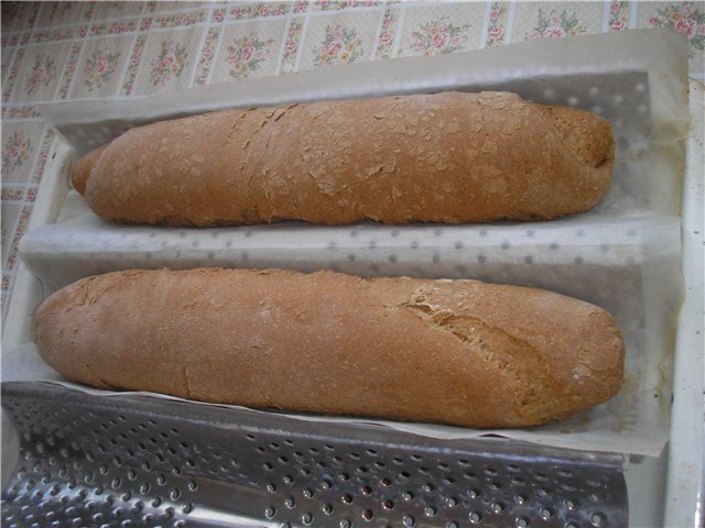 Pane integrale con crusca