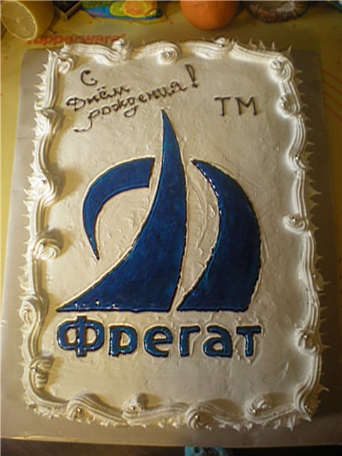 Torte di anniversario. Corporate. Emblemi.