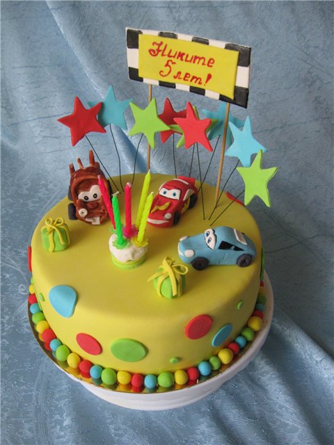 Torte basate sul cartone animato Cars