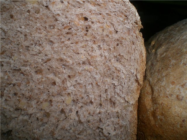 Pane integrale con noci (macchina per il pane)