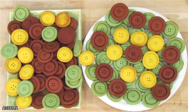 Buttons Cookies (Lò nướng)