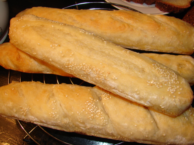 Baguette francese con lievito naturale (vero)