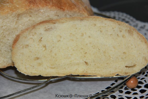 Pane di grano su pasta matura (autolievitazione)