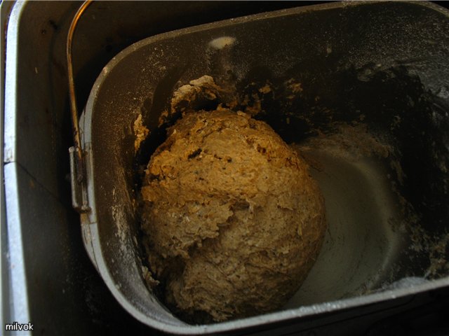 Pan de centeno con chocolate "Trufa"