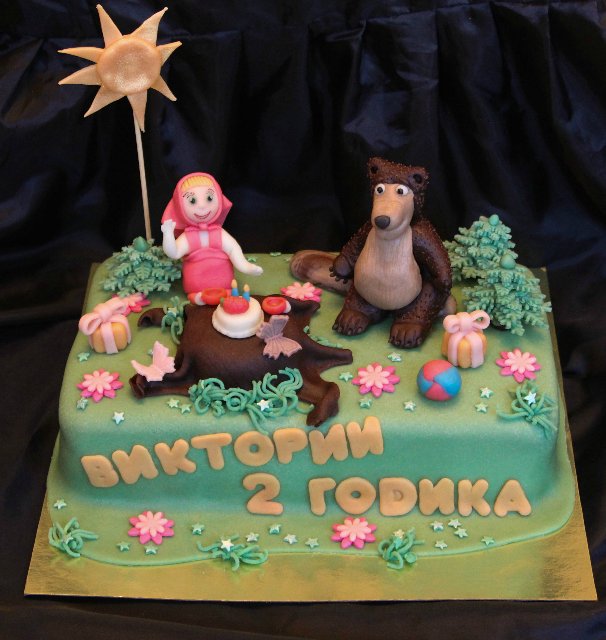 Torte basate sul cartone animato Masha e Orso