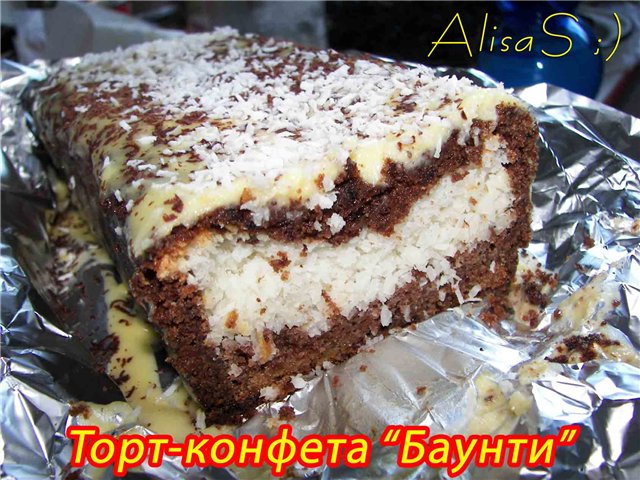 Торта с бонбони