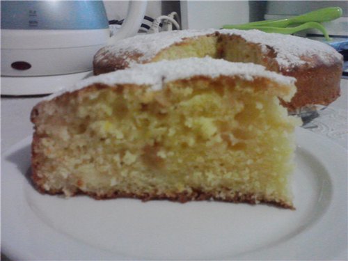 Pastel de manzana florentino