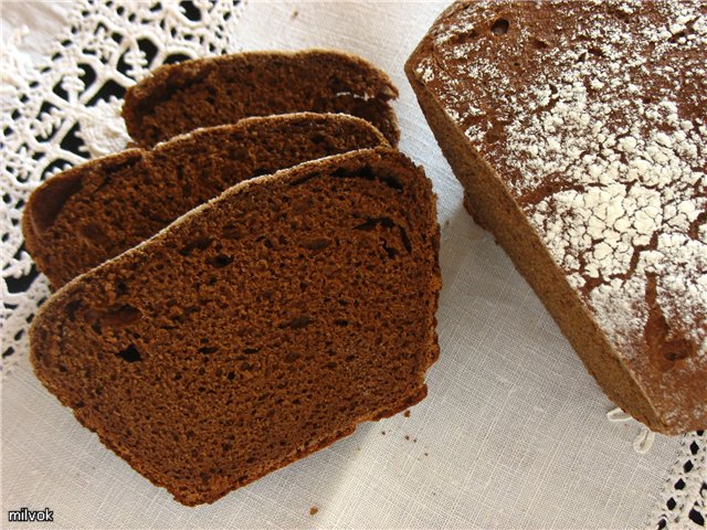 Pane di segale al cioccolato "Tartufo"