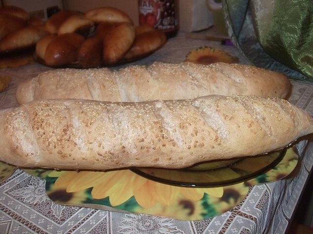 Pane di grano su pasta matura (autolievitazione)