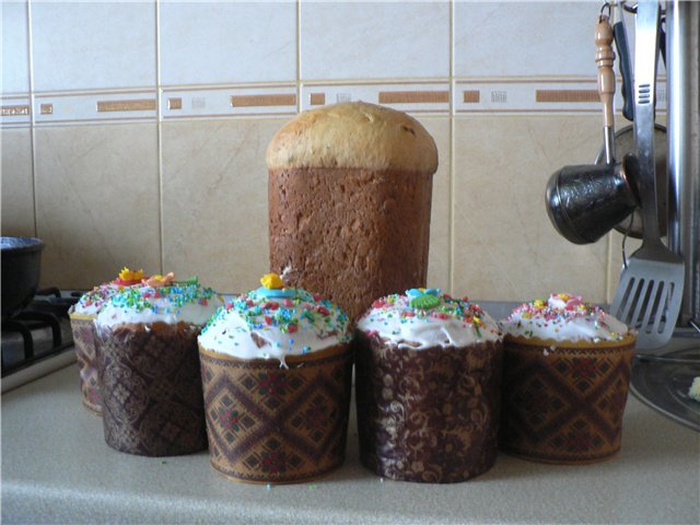 Kulich Royal fastidio en una panificadora