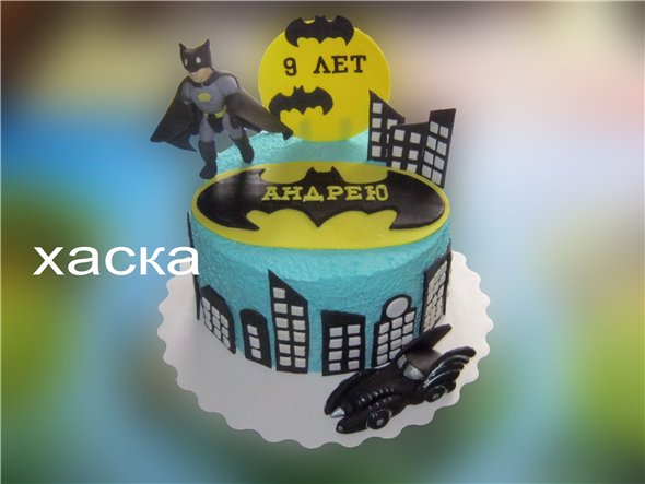 Cakes based on cartoons Transformers, Lego and other superheroes