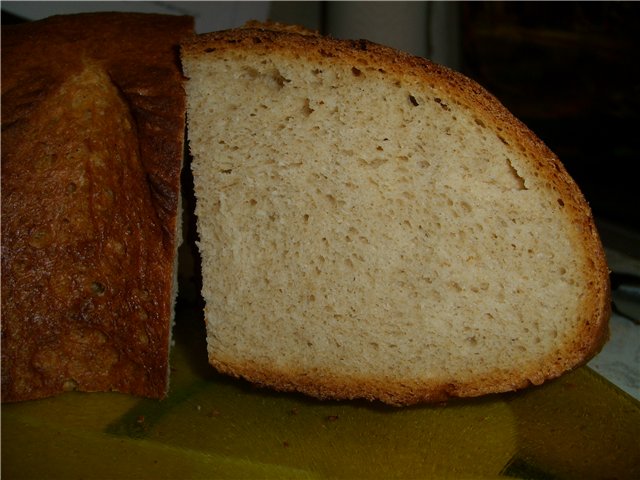 Pane di segale e grano per principianti (al forno)