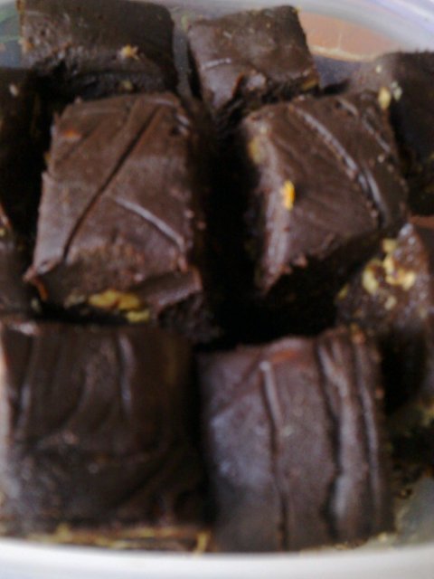 Fudge con noci