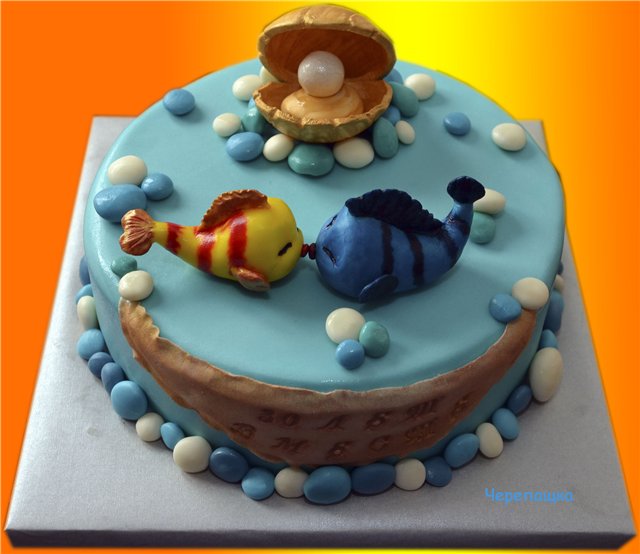 Ships and sea (cakes)