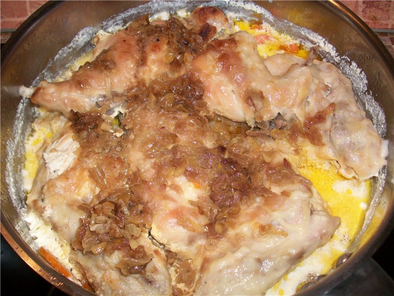 Fricasé de conejo al estilo mercader