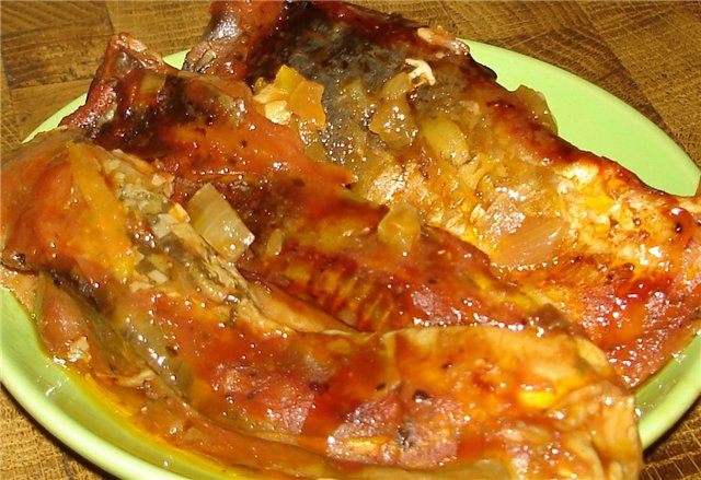 Pesce in umido al forno