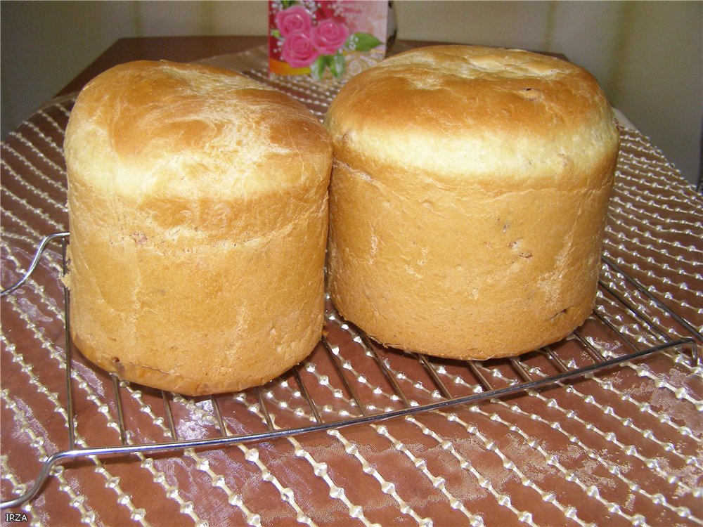 Bollos buhtle con mermelada y salsa de vainilla