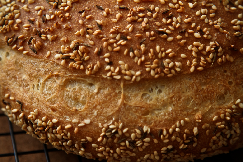 Koulouri, pane di campagna greco (Koulouri) al forno