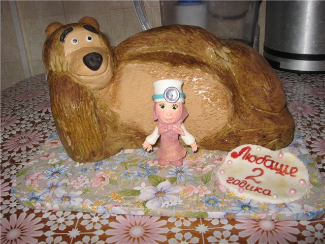 Torte basate sul cartone animato Masha e Orso