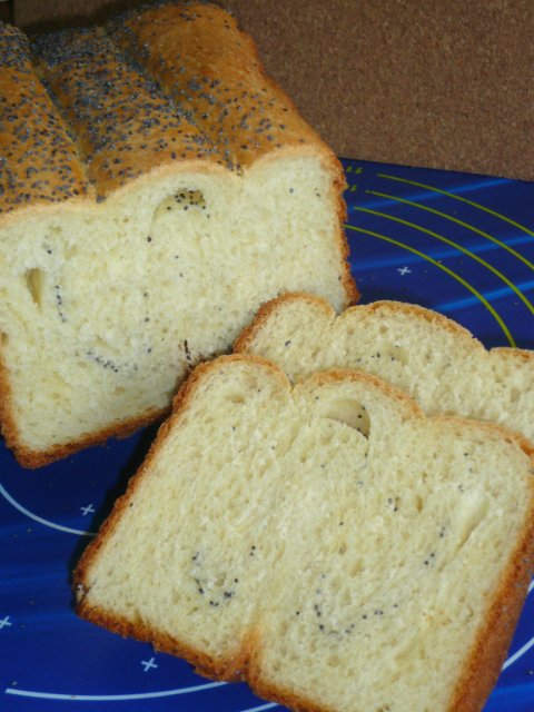 Bread Accordion (pagmamasa sa isang gumagawa ng tinapay)