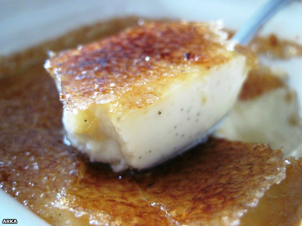 Creme brulee kokosnøtt