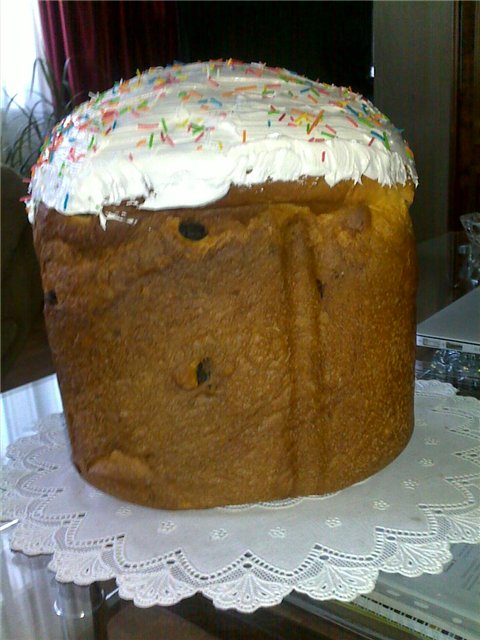 Kulich Royal fastidio en una panificadora