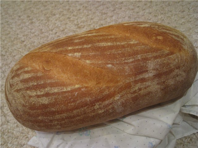 Pan de masa madre (en el horno)