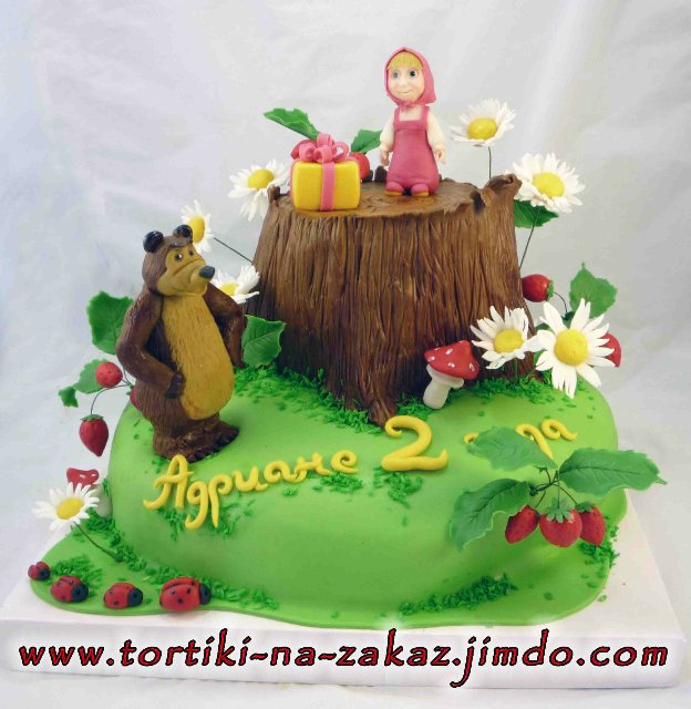 Torte basate sul cartone animato Masha e Orso