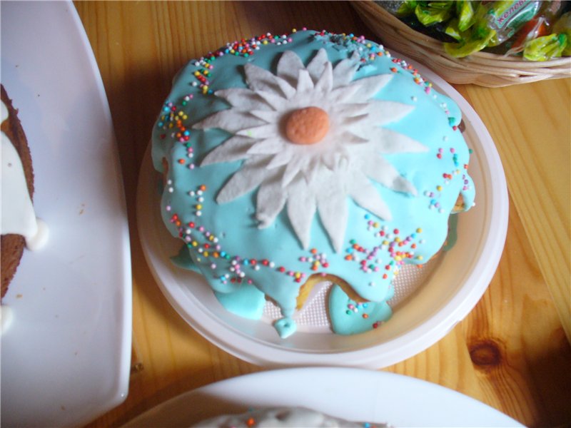 Examples of decorating Easter cakes and Easter