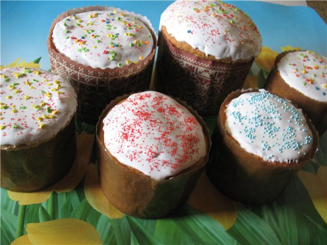 Kulich con Myasoedovskaya en el horno (clase magistral)