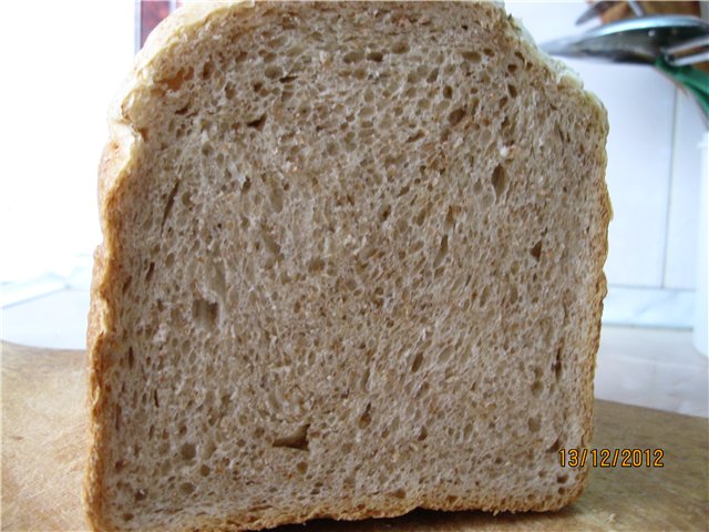 Pane di crusca di grano (macchina per il pane)