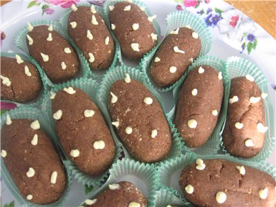 Cake Potatoes with condensed milk