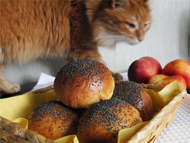 Bollos de durazno