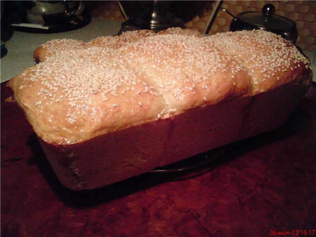 Vlechtwerk van tarwe en aardappelen (challah) (oven)