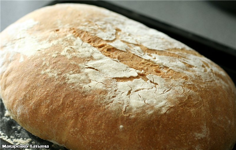 Bread Como (Pane di Como) in the oven (not to be confused with Pane di Come Antico)