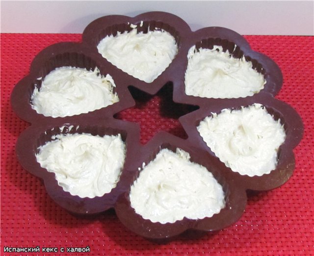 Cupcake di Natale spagnolo con halva