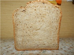 Shaped wheat-rye bread with kefir sourdough from Admin. ( in the oven)