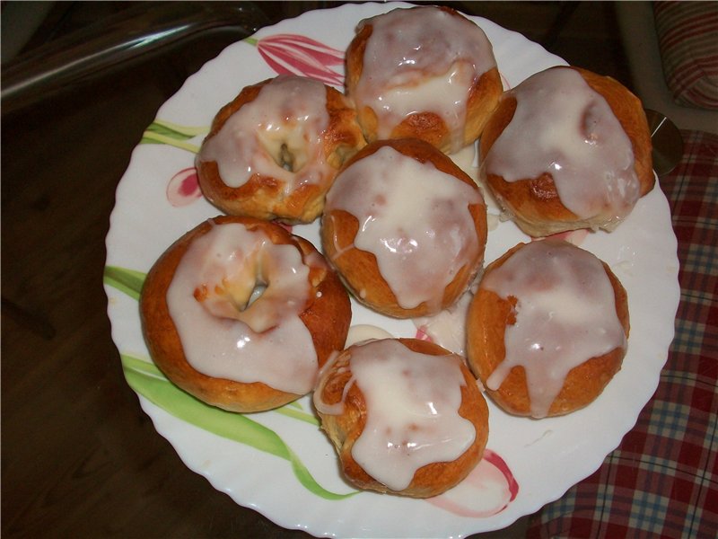 Bagels de iogurt amb panses