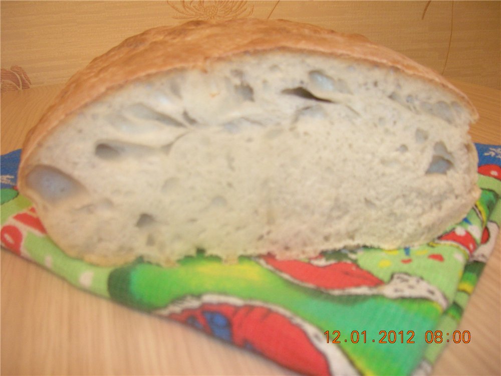 Italian bread (Ann Thibeault) in the oven