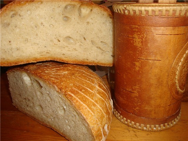 Italian bread (Ann Thibeault) in the oven