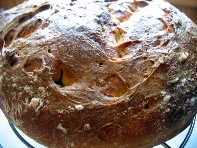 Bread Como (Pane di Como) in the oven (not to be confused with Pane di Come Antico)