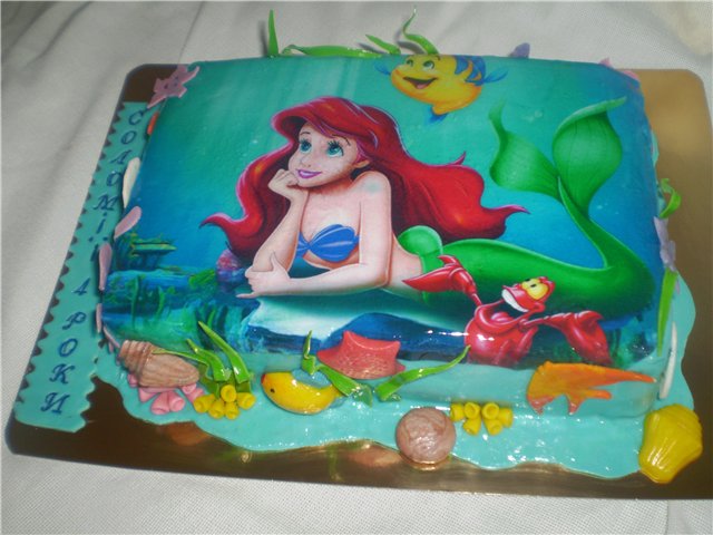 The Little Mermaid Cakes