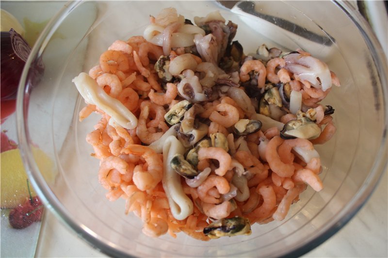 Calamari ripieni di frutti di mare