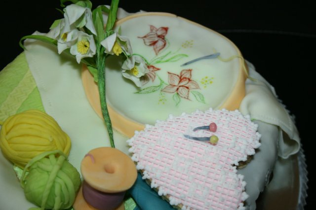 Naaien. Handwerk (cakes)