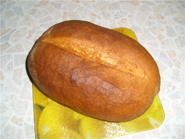 Pane di segale e grano per principianti (al forno)